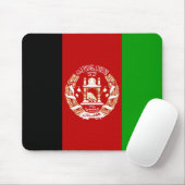 Patriottische Afghanistan vlag Muismat (Met muis)