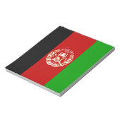 Patriottische Afghanistan vlag Notitieblok (Linkerzijde)