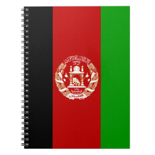Patriottische Afghanistan vlag Notitieboek