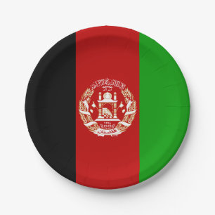 Patriottische Afghanistan vlag Papieren Bordje