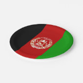 Patriottische Afghanistan vlag Papieren Bordje (Gekanteld)