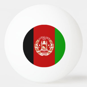 Patriottische Afghanistan vlag Pingpongbal