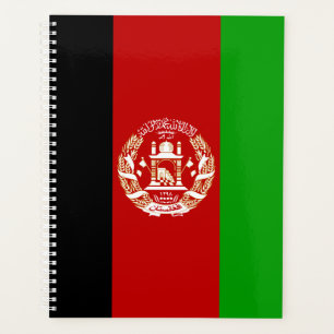 Patriottische Afghanistan vlag Planner
