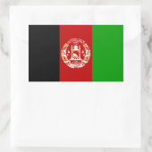 Patriottische Afghanistan vlag Rechthoekige Sticker (Tas)