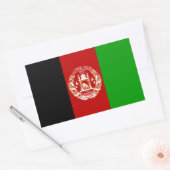 Patriottische Afghanistan vlag Rechthoekige Sticker (Envelop)