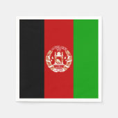 Patriottische Afghanistan vlag Servetten (Voorkant)
