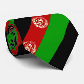 Patriottische Afghanistan vlag Stropdas (Opgerold)