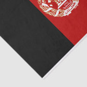 Patriottische Afghanistan vlag Tissuepapier (Detail)