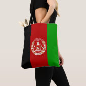 Patriottische Afghanistan vlag Tote Bag (Dichtbij)