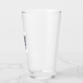 Patriottische afstudeer vector grafische T-shirt Glas (Links)