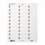 Patriottische Airedale Terrier Etiket (Full Sheet)