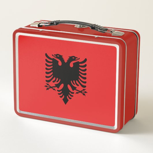 Patriottische Albanese vlag (Achterkant)
