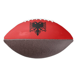 Patriottische Albanese vlag American Football