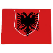 Patriottische Albanese vlag Groot Cadeauzakje (Voorkant)