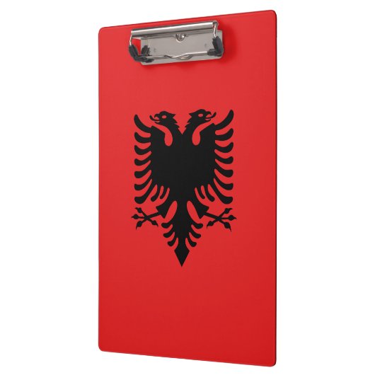 Patriottische Albanese vlag Klembord (Links)