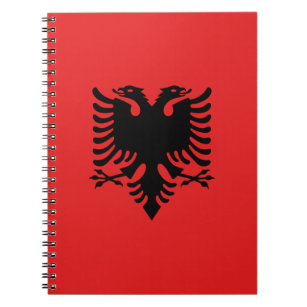 Patriottische Albanese vlag Notitieboek