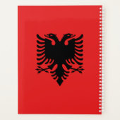 Patriottische Albanese vlag Planner (Achterkant)
