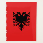 Patriottische Albanese vlag Planner (Voorkant)