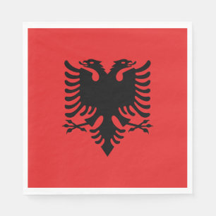 Patriottische Albanese vlag Servet