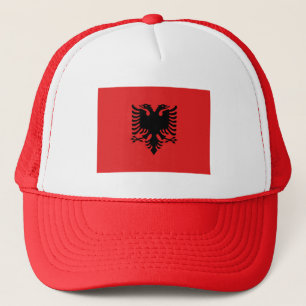 Patriottische Albanese vlag Trucker Pet