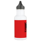 Patriottische Albanese vlag Waterfles (Links)