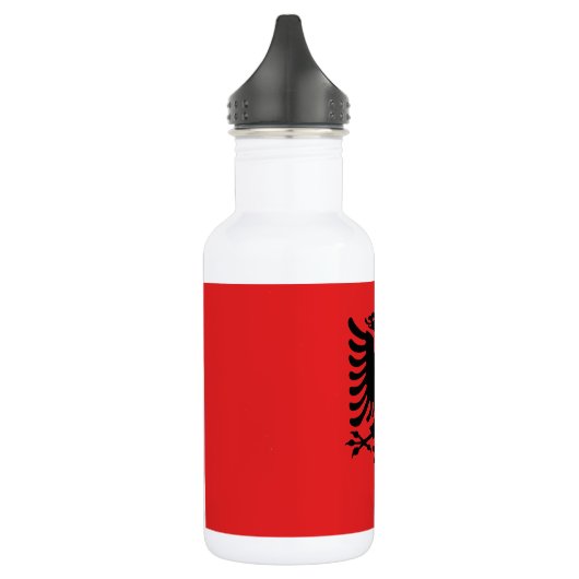 Patriottische Albanese vlag Waterfles (Links)