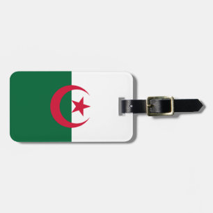 Patriottische Algerijnse vlag Bagagelabel