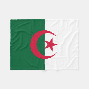 Patriottische Algerijnse vlag Fleece Deken