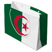 Patriottische Algerijnse vlag Groot Cadeauzakje (Achterkant Gekanteld)
