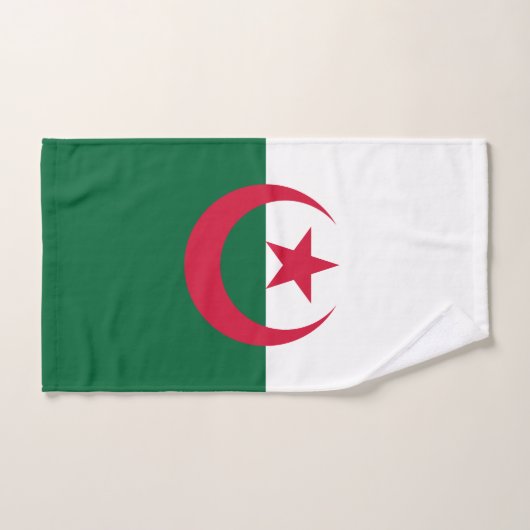 Patriottische Algerijnse vlag Handdoek (Handdoek)