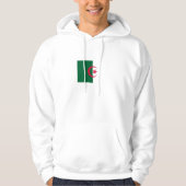 Patriottische Algerijnse vlag Hoodie (Voorkant)