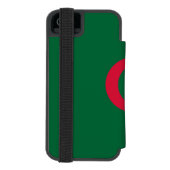Patriottische Algerijnse vlag Incipio iPhone Portemonnee Hoesje (Agenda Achterkant)