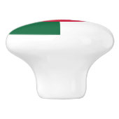 Patriottische Algerijnse vlag Keramische Knop (Zijkant)