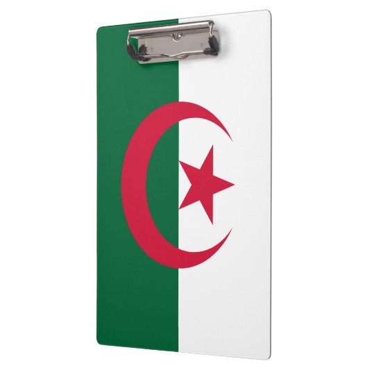 Patriottische Algerijnse vlag Klembord (Links)