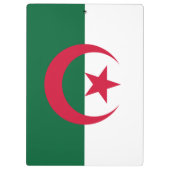 Patriottische Algerijnse vlag Klembord (Achterkant)
