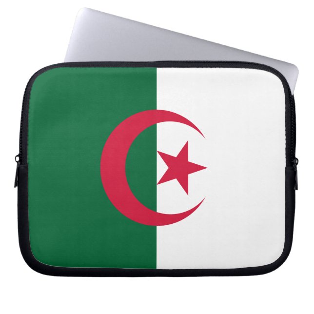 Patriottische Algerijnse vlag Laptop Sleeve (Voorkant)