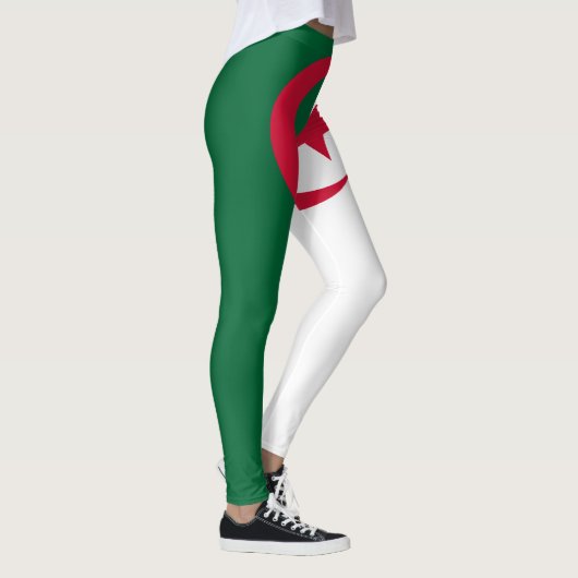 Patriottische Algerijnse vlag Leggings (Rechts)