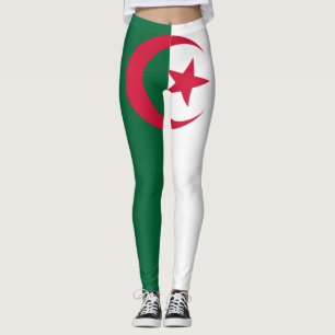 Patriottische Algerijnse vlag Leggings