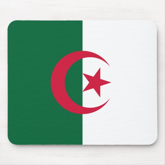 Patriottische Algerijnse vlag Muismat (Voorkant)