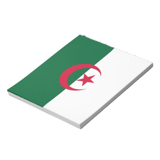 Patriottische Algerijnse vlag Notitieblok (Linkerzijde)