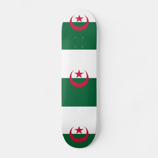 Patriottische Algerijnse vlag Persoonlijk Skateboard (Voorkant)