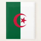 Patriottische Algerijnse vlag Planner (Achterkant)