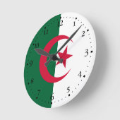 Patriottische Algerijnse vlag Ronde Klok (Hoek)