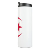 Patriottische Algerijnse vlag Thermosbeker (Geroteerd rechts)