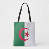 Patriottische Algerijnse vlag Tote Bag (Voorkant)