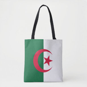 Patriottische Algerijnse vlag Tote Bag