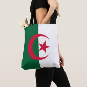 Patriottische Algerijnse vlag Tote Bag (Dichtbij)