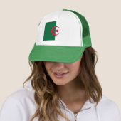 Patriottische Algerijnse vlag Trucker Pet (In situ)