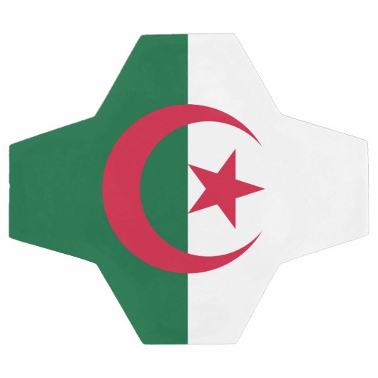 Patriottische Algerijnse vlag Voetbal (Enkel)