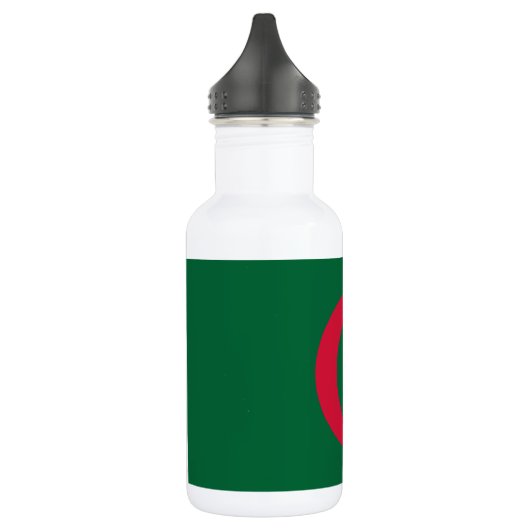 Patriottische Algerijnse vlag Waterfles (Links)